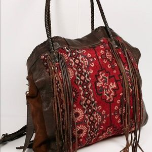 Free People Canyonland Tote. Strap included.